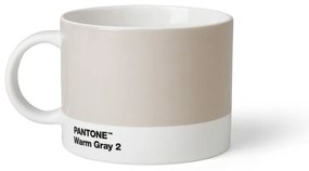 Fehér-szürke kerámia bögre 475 ml Warm Gray 2 – Pantone