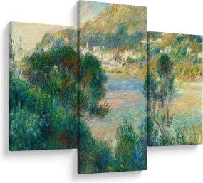Kép - Auguste Renoir, View of Monte Carlo from Cap Martin, reprodukciók (90x60 cm)