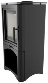 Kratki KOZA/K5/S/W 7kW acél kandalló kályha, 150mm pr.