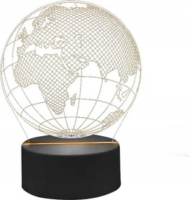 Usb LED-es világító földgömb 7 szín Modern kütyü Dekoráció