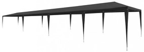 antracitszürke PE rendezvénysátor 3 x 12 m