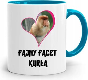 Kék Bögre Fiúnak Hűvös Srác Tyúk nyomott mintával