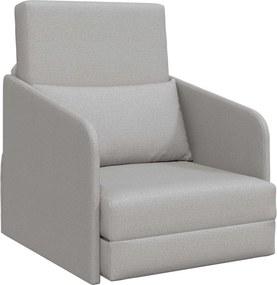 vidaXL Kanapéágy 60cm Felhőszürke szövet