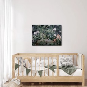 Kép - Festett dzsungel minta (70x50 cm)