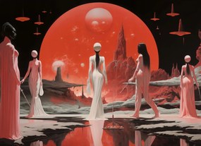 Poszter 55x40cm Vándorok egy másik világból