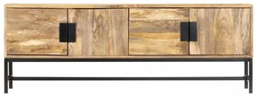 tömör mangófa TV-szekrény 140 x 30 x 50 cm