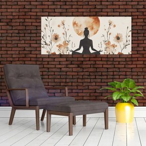 Kép - Narancssárga jóga (120x50 cm)