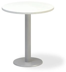 ProOffice tárgyalóasztal, átmérő 70 cm, fehér