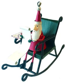 Santa in Rocking Chair karácsonyi függődísz - G-Bork