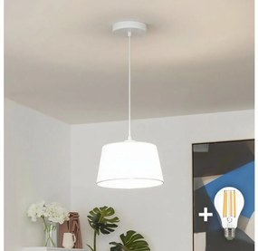 Brilagi - CERIA LED függeszték kábelen 1xE27/40W/230V átm. 25 cm fehér