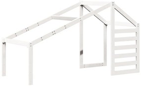 fehér tömör fenyőfa gyerekágytető 198 x 97 x 113 cm