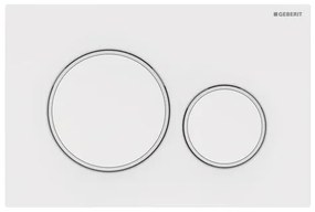 Geberit Sigma20 vezérlőgomb matt fehér 115.882.11.1
