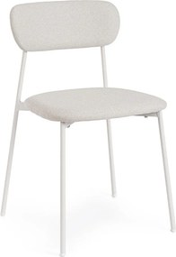 Fehér kárpitozott étkezőszék Inka – Yes Everyday