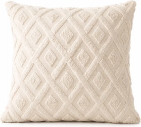 Dekoratív párnahuzat Eko 40x40 bézs geometrikus 3D Jancsi