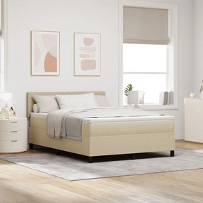 Boxspring Ágy matraccal és LED világítással Zöld Szürke 140x200 cm Bársony Szövet
