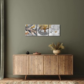 Kép - Kollázs (órával) (90x30 cm)