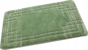 Fürdőszobaszőnyeg Csúszásgátló Zöld Vonalak Mozaik Szőnyeg Sego 50x80 cm
