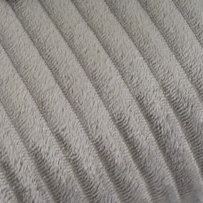 Szürke mikroplüss takaró 130x160 cm Fur Velvet – Casa Selección