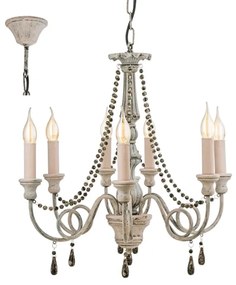 Eglo 49822 - Csillár láncon COLCHESTER 8xE14/40W