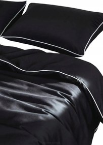 Bambusz ágyneműhuzat 160x200 fekete-fehér