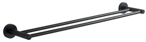 Aqualine Aqualine - Fali törölközőtartó SAMBA 12x64,5 cm fekete SH0136