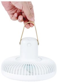 Krémszínű asztali lámpa ventilátorral, távirányítóval (magasság 26 cm) Beyond – Gingko
