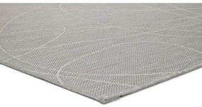 Hibis Line szürke kültéri szőnyeg, 160 x 230 cm - Universal