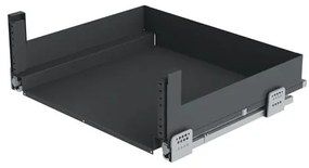 Konyhai fémrács, 800mm, fiók, frontrögzítéssel, antracit, teljes kihúzás, csillapított záródás, 40kg teherbírás, SIGE, PRO LINE 116