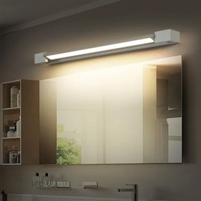 Brilagi-LED Fürdőszobai világítású tükör AQUA LINE LED/18W/230V 60 cm IP44 matt króm
