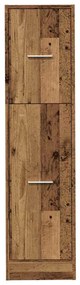 antik fa színű szerelt fa patikaszekrény 30 x 41 x 118 cm