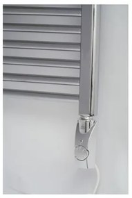 Birossi fűtőbetét törölközőszárító radiátorhoz - termosztátos - króm - 900 Watt