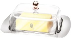 BerlingerHaus Vaj tartó akril fedővel Metallic Line Rose Gold Edition BH/8823