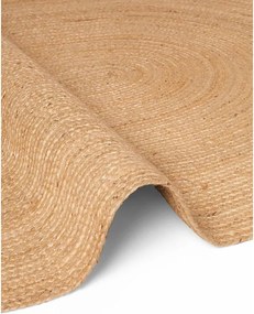 Natúr színű kétoldalas-kézi szövésű juta szőnyeg 160x230 cm Braided – Hanse Home