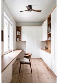 FARO 33837WT - HEYWOOD TUB mennyezeti ventilátor fenyő/fekete, 90 cm, DO