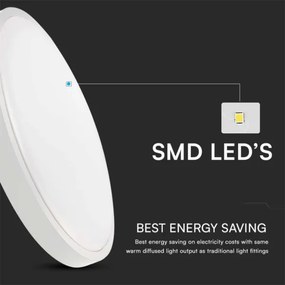 LED Fürdőszobai mennyezeti lámpa LED/18W/230V 4000K IP44 fehér