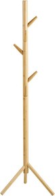 Natúr színű bambusz fogas ø 50x163 cm Wanaka – House Nordic