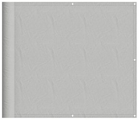 világosszürke 100% oxford poliészter erkélyparaván 90 x 600 cm
