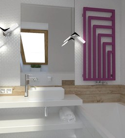Regnis Kreon, fűtőelem 550x1500 mm, 630W, fekete, KR150/55/D550/FEKETE