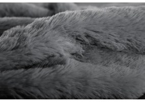 Szürke műszőrme takaró 150x200 cm Ruby – Tiseco Home Studio