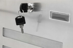 STILISTA Postaláda rozsdamentes acél 120 cm