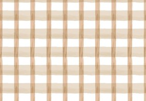 Parato Cristiana Masi Momi Plaid barna-fehér kockás vlies tapéta – 4477