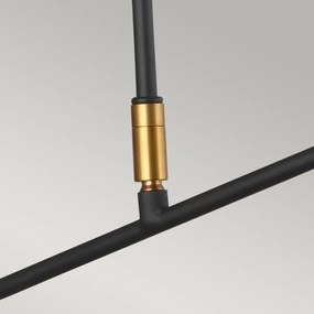 Feiss - Fali lámpa SIMON 1xE27/60W/230V fekete/arany