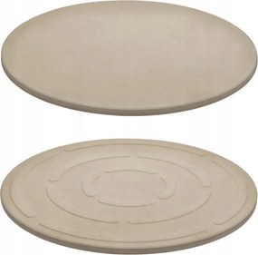 Pizzakő kerek 33cm kerámia grill sütő tűztér