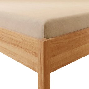 Gumis jersey lepedő 160x200 Dreamy Premium bézs