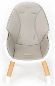 Új Baby étkezőszék Grace 3in1 szürke, 61 x 101 x61 cm, 61 x 101 x 61 cm
