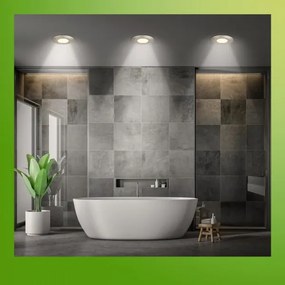 Briloner 7588032-SZETT 3xLED fürdőszobai mennyezeti lámpatest KLIRA 1xLED/4,9W/230V IP44 króm