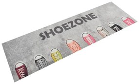 mosható shoezone feliratos bársony konyhaszőnyeg 60x180 cm