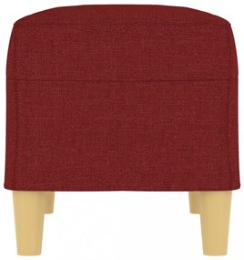 bordó szövet pad 70x35x41 cm