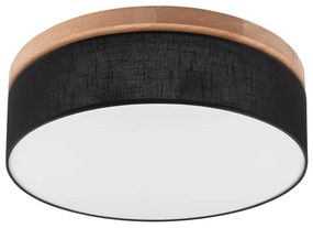 Brilagi - LED mennyezeti lámpa BELLADONNA 3xE27/15W/230V átm. 50 cm fekete/tölgy