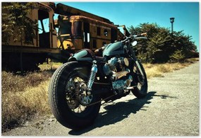 Poszterek 200x135 Klasszikus motorkerékpár Motor